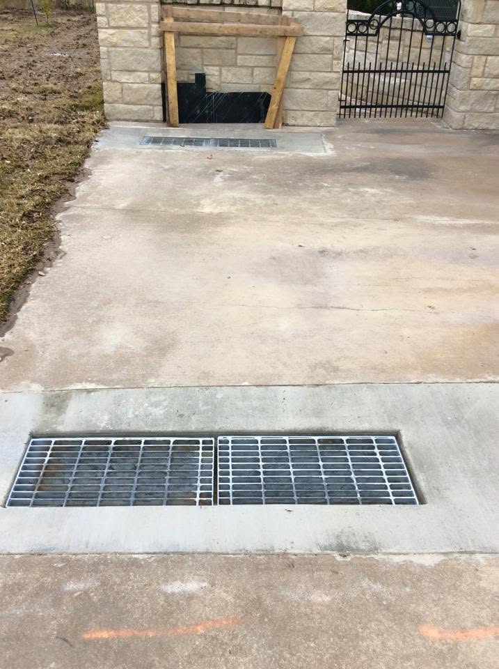 Commercial floor drain installed by HQP