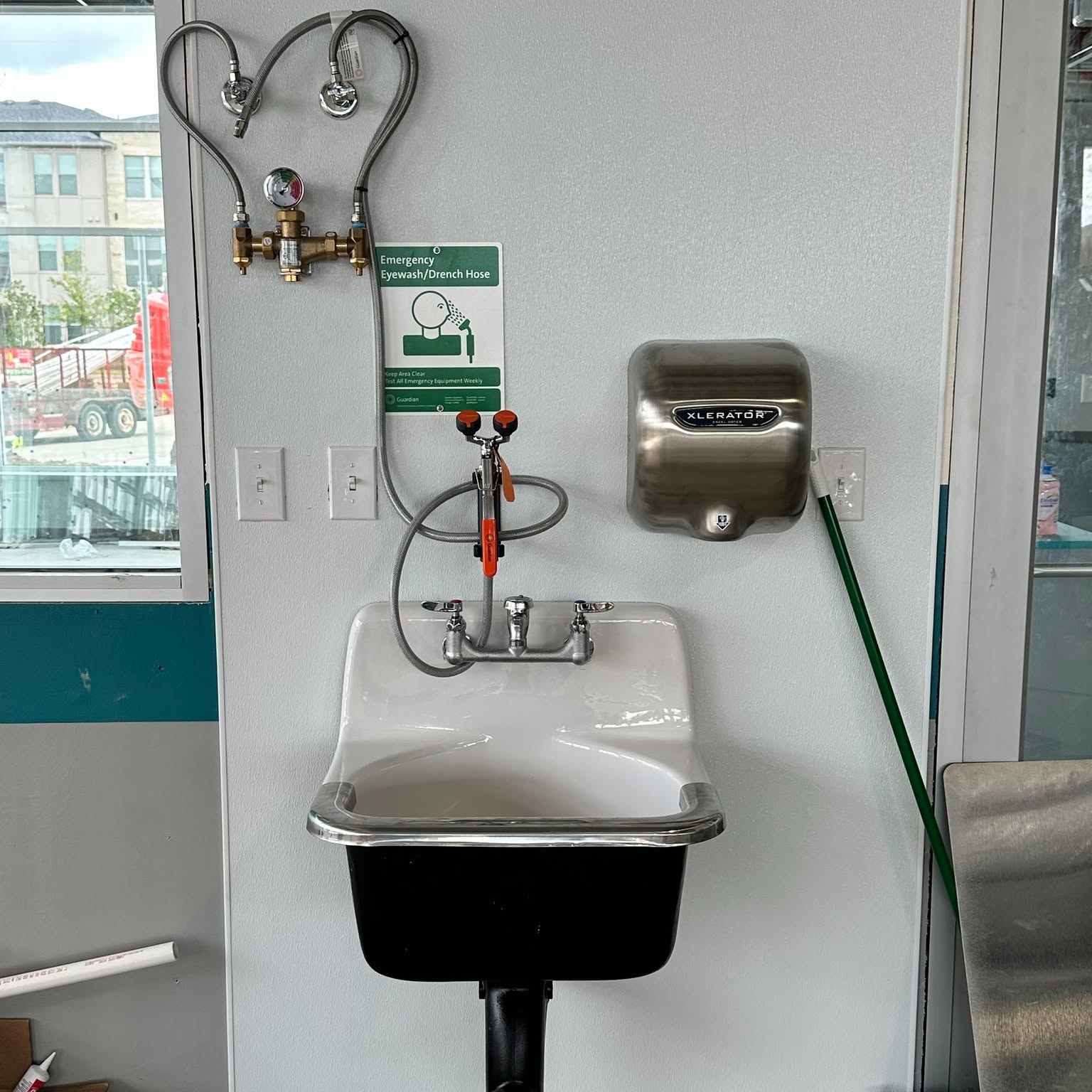 Commercial utility sink installed by Holman's Quality Plumbing